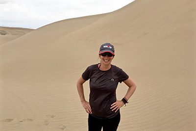 MPA alum in sand dunes