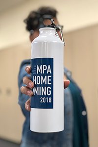 homecoming 2018 water bottle giveaway