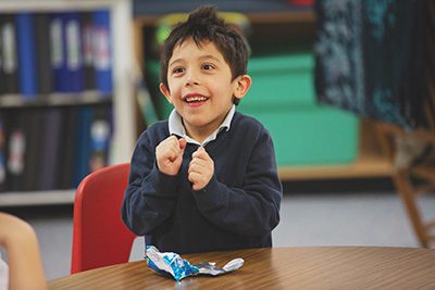 Lower Schooler Smiling