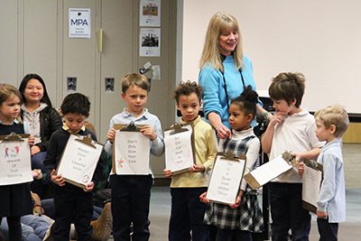 Kindergarten reading kindness quotes to upper school