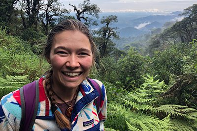 Laura Nicholson '14 spent six months researching pollinator declines in the Ecuadorian cloud forest