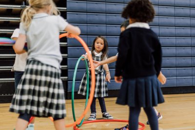 kindergartners problem solving in phy ed