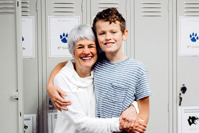 middle school student with grandparent 2019