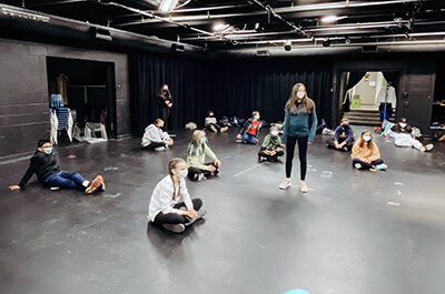 students in the black box